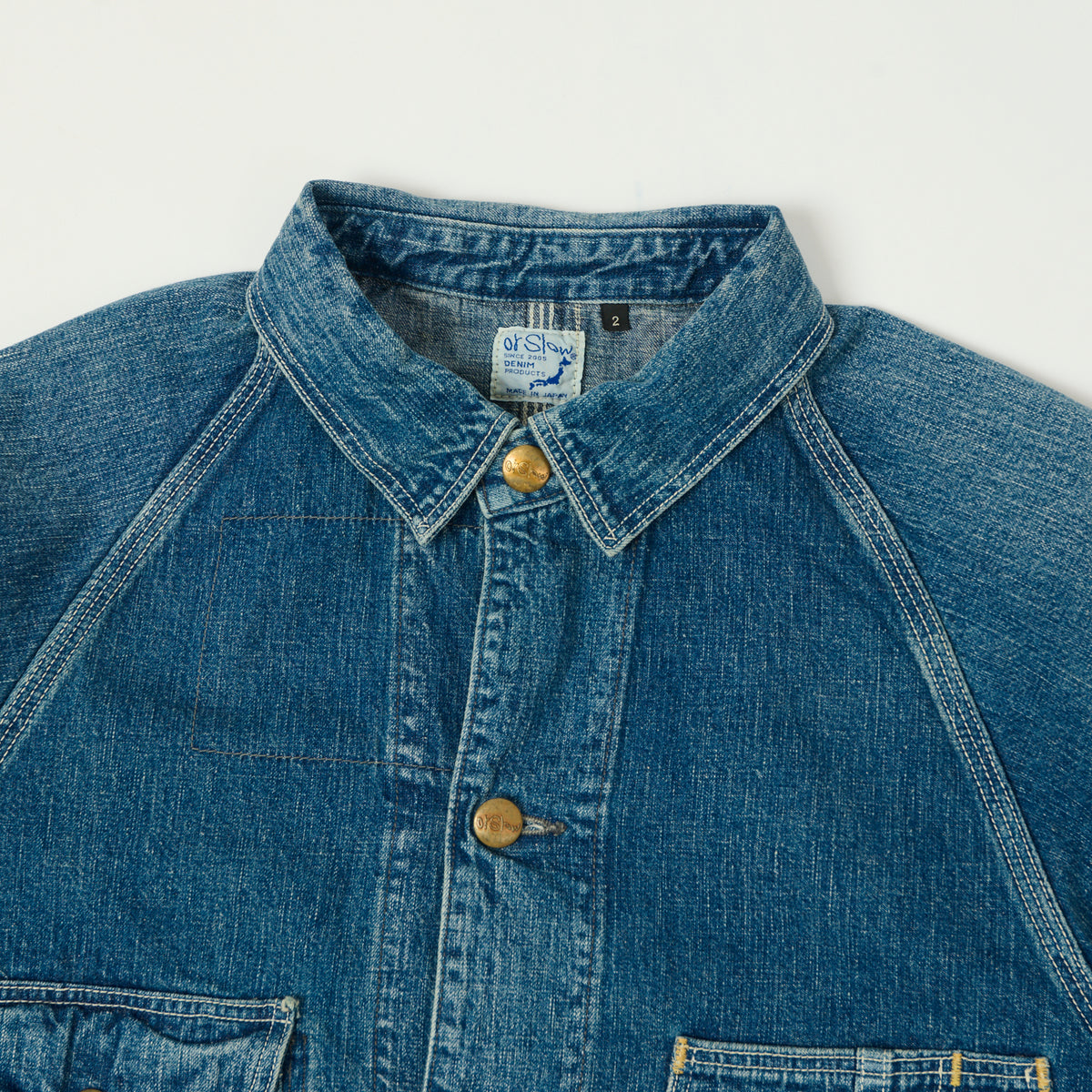 orSlow 1950s Denim Coverall - Used Wash