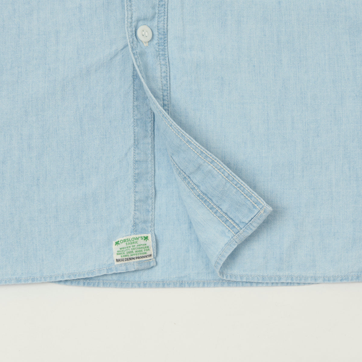 orSlow Vintage Chambray Work Shirt - Sky Blue
