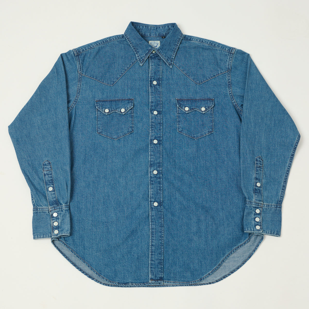 orSlow Denim Western Shirt - Used Wash