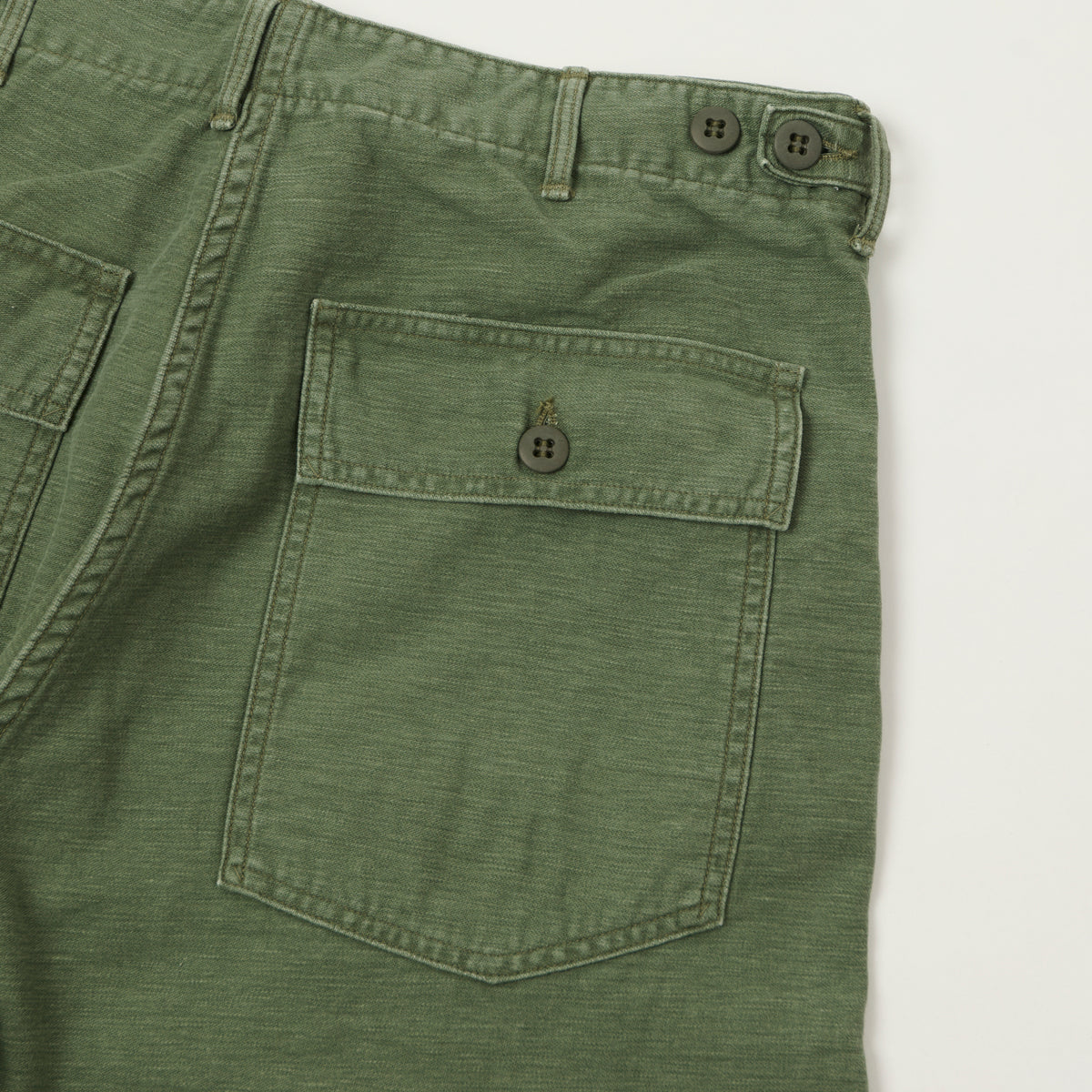 orSlow U.S. Army Fatigue Trousers - Green Used Wash