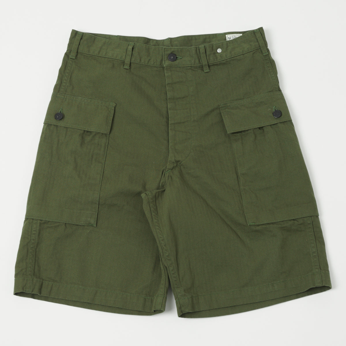orSlow U.S. Army Two Pocket Cargo Short - Olive Green