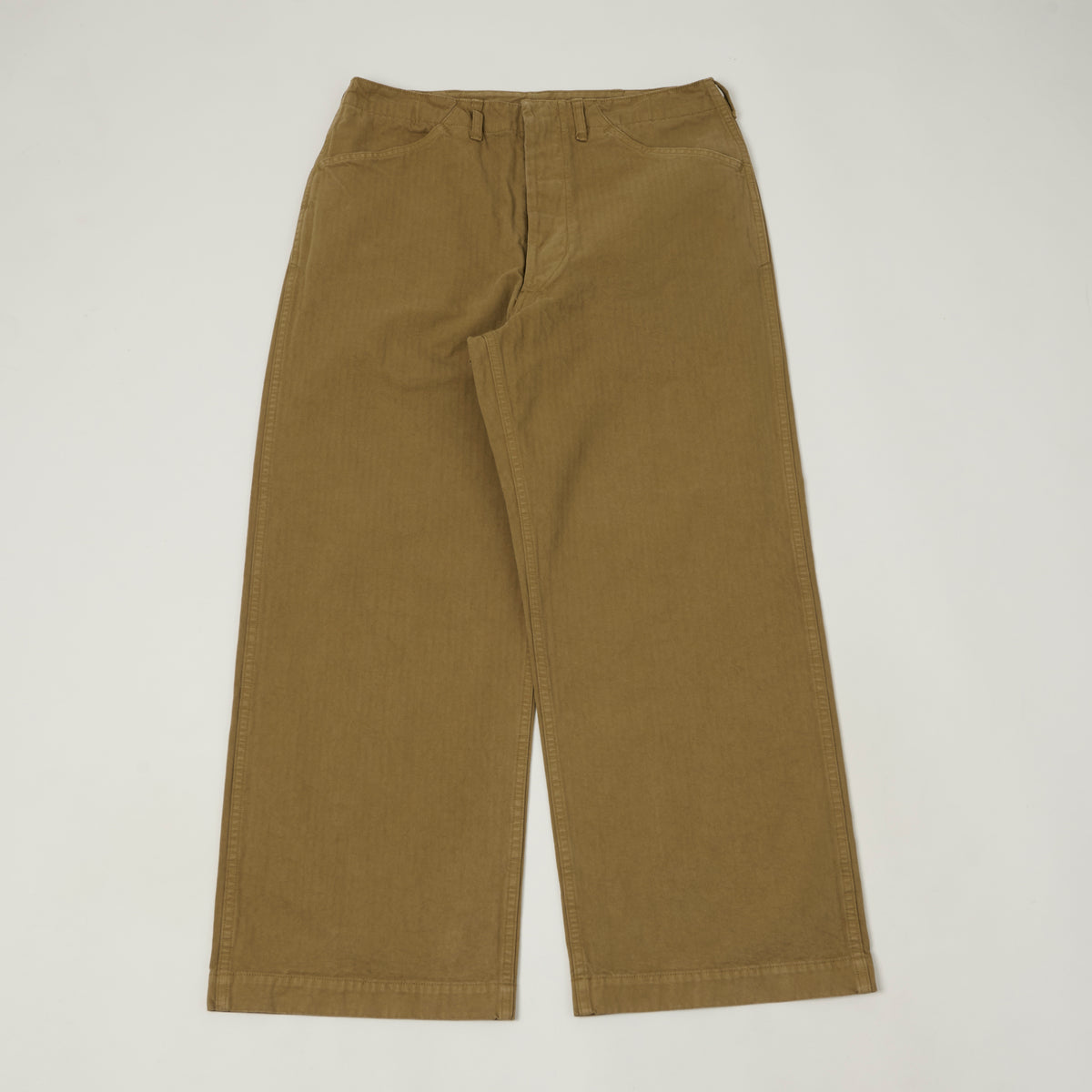 orSlow U.S.M.C. Herringbone Twill Utility Trouser - Khaki