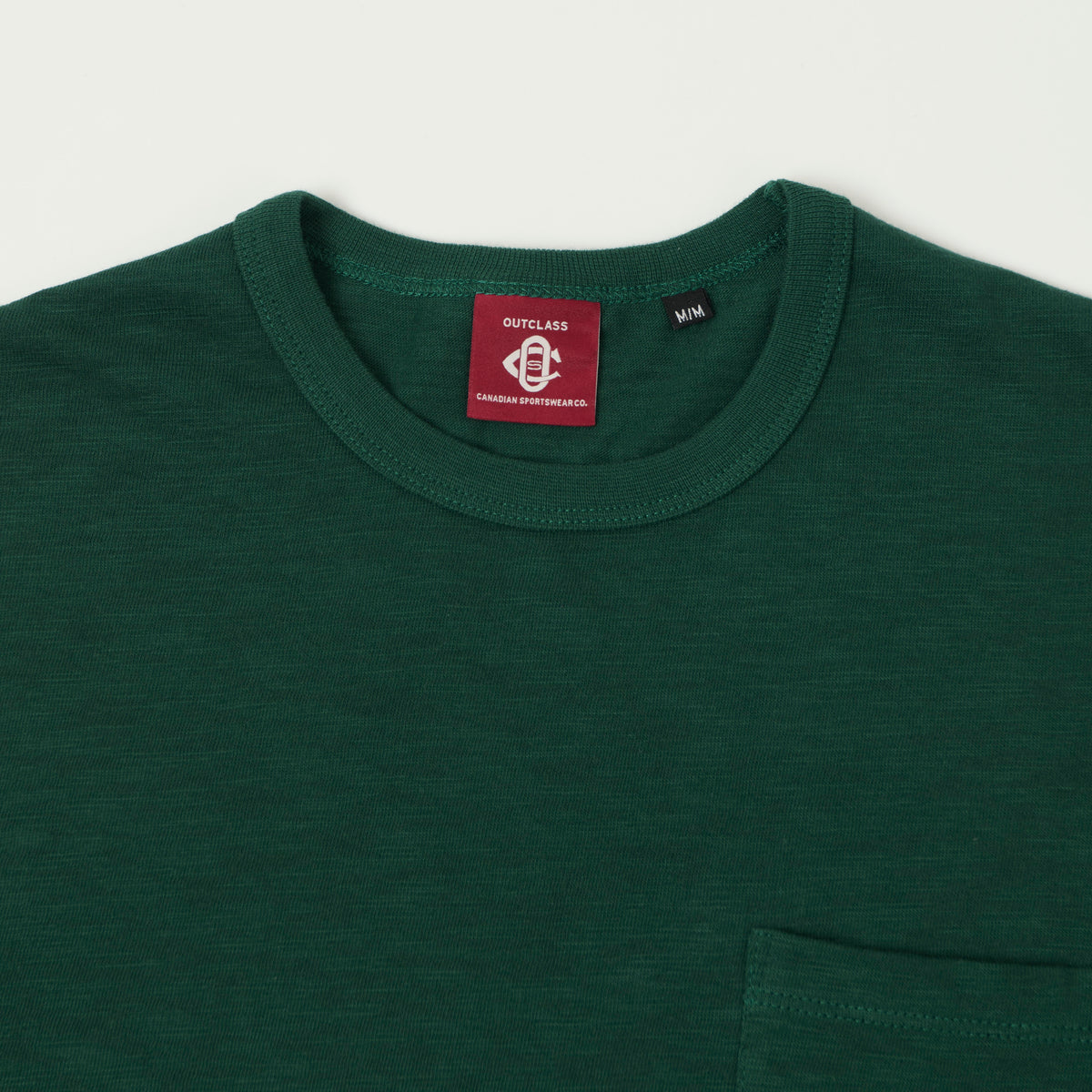 Outclass Double Slub Pocket T-Shirt - Spruce