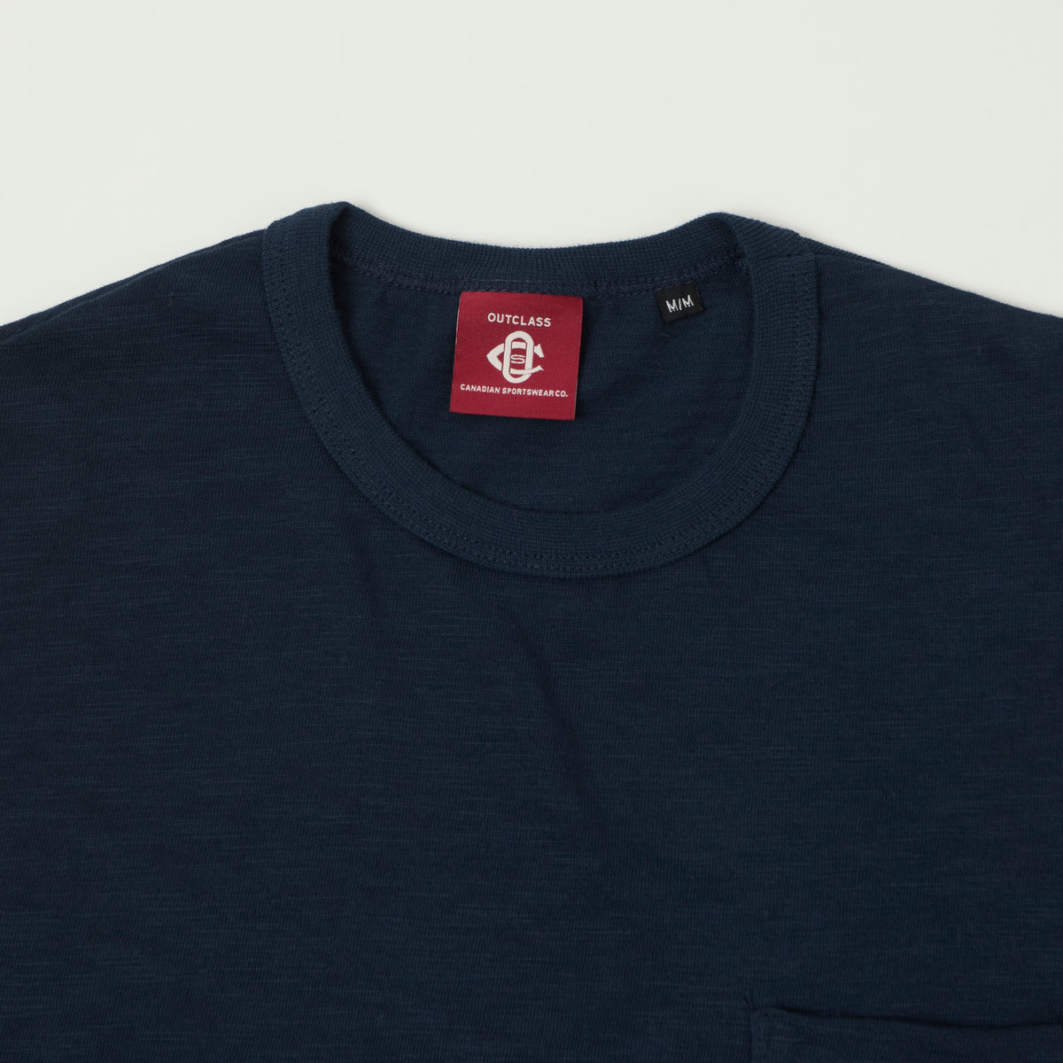 Outclass Double Slub Pocket T-Shirt - Navy
