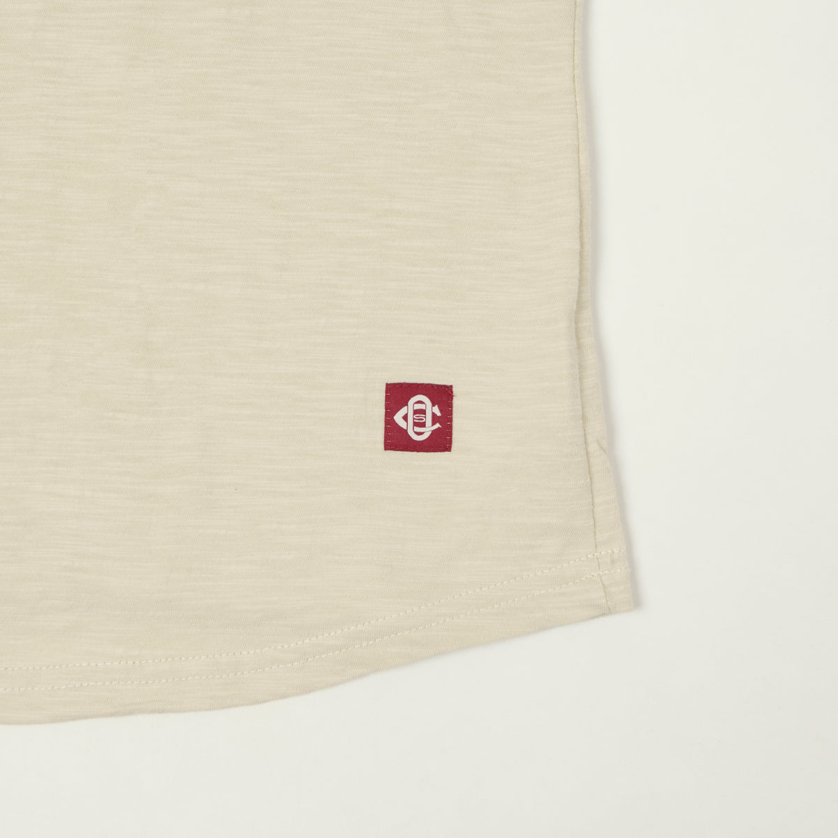 Outclass Slub Knit Henley T-Shirt - Birch