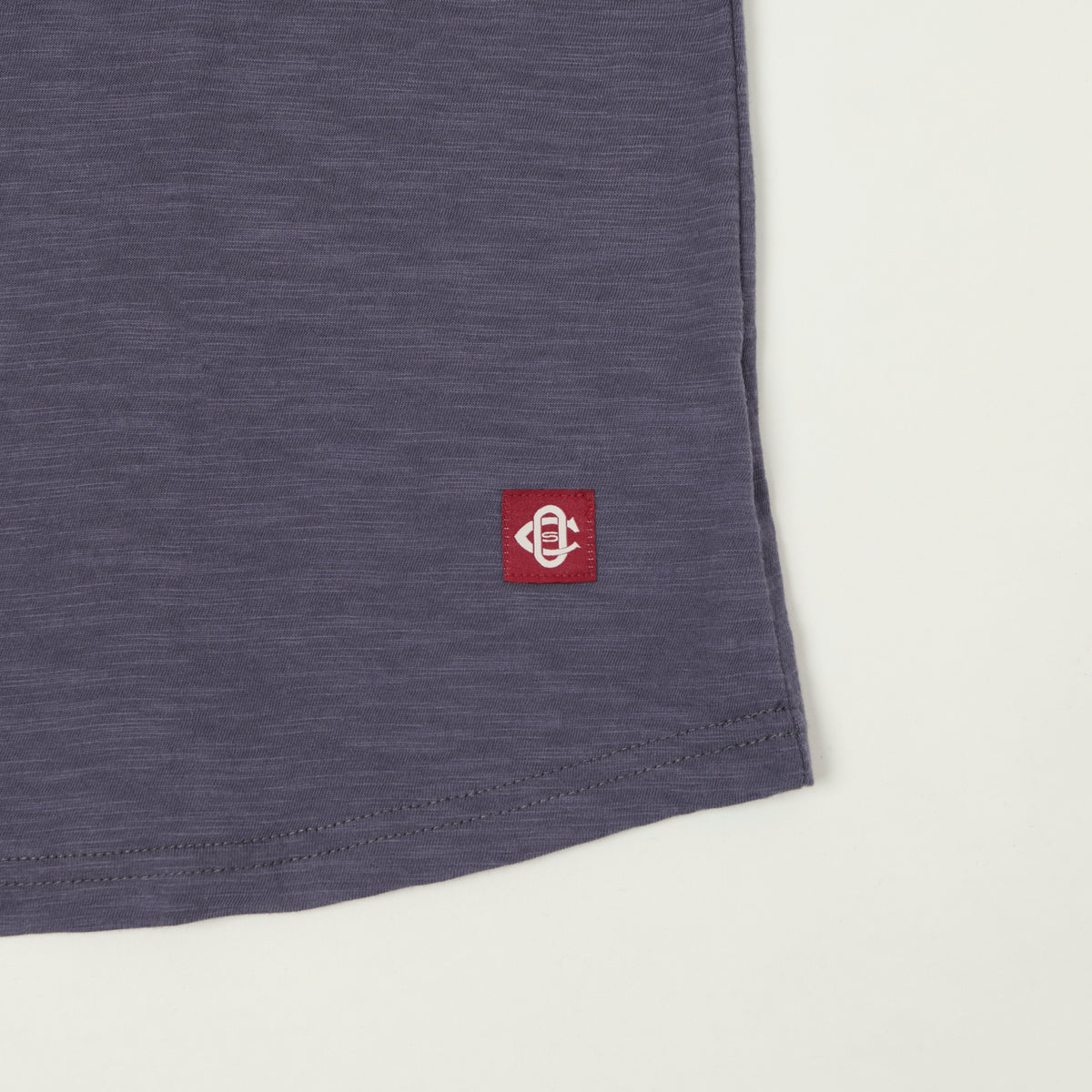 Outclass Slub Knit Henley T-Shirt - Violet