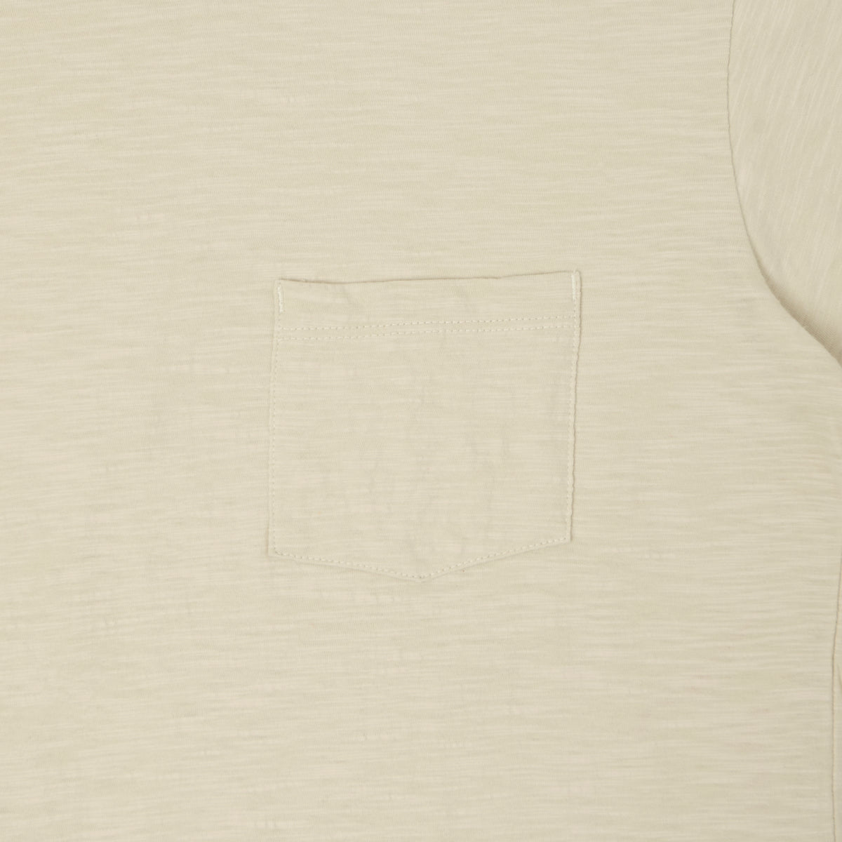 Outclass Slub Knit Pocket T-Shirt - Birch