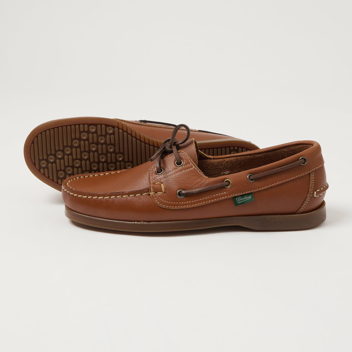 Paraboot Barth Marine Boat Shoe - Lis Whisky