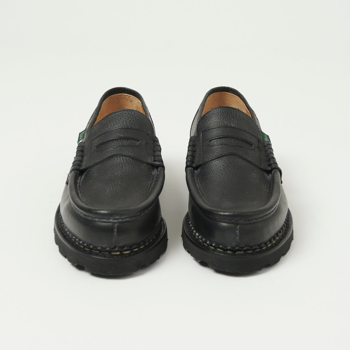 Paraboot Reims Marche Loafer - Black Grain Noir