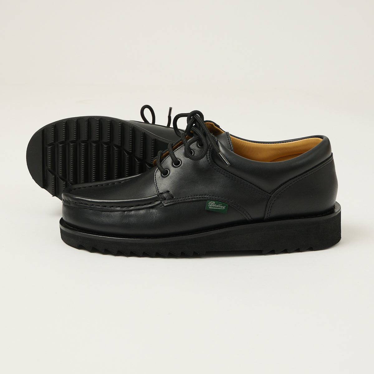 Paraboot Thiers Sport Shoe - Black Lisse Noir