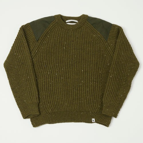 Peregrine Commando Patch Jumper - Khaki