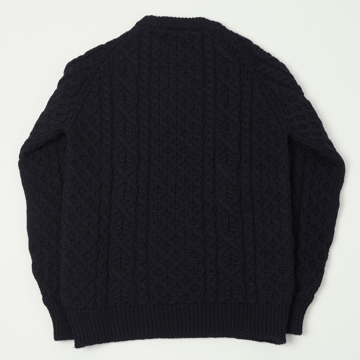 Peregrine Hudson Aran Jumper - Navy