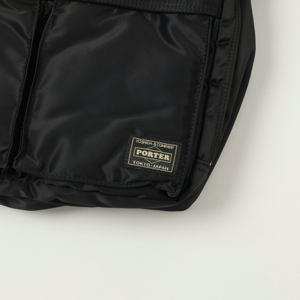 Porter-Yoshida & Co. Bio Tanker Large Zipped Sling Bag - Black