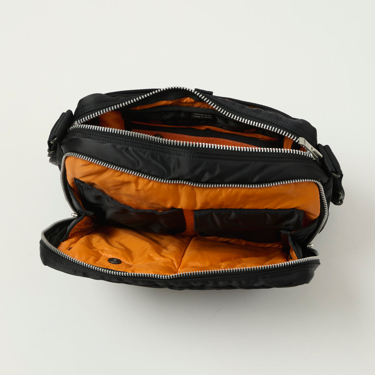 Porter-Yoshida & Co. Bio Tanker Large Zipped Sling Bag - Black