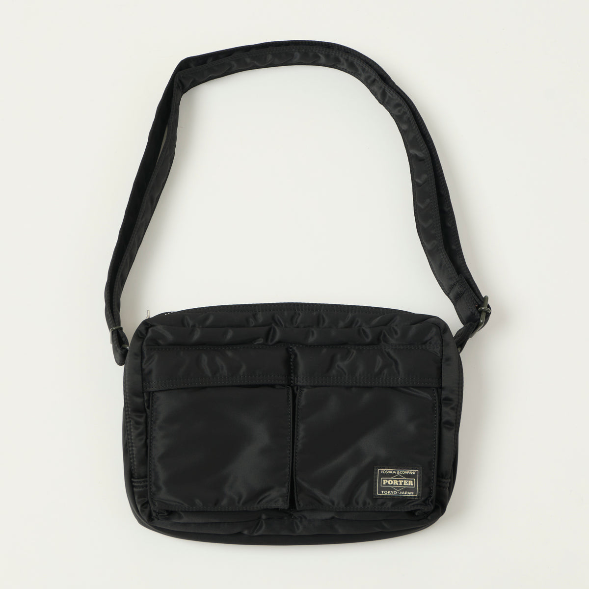 Porter-Yoshida & Co. Bio Tanker Zipped Sling Bag - Black