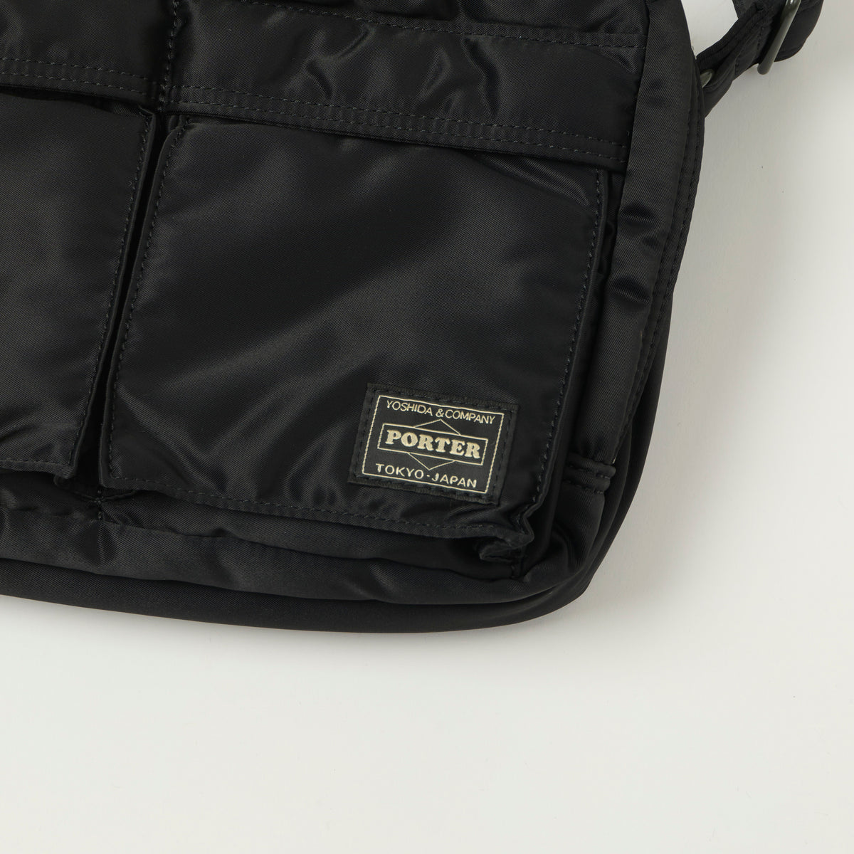 Porter-Yoshida & Co. Bio Tanker Zipped Sling Bag - Black