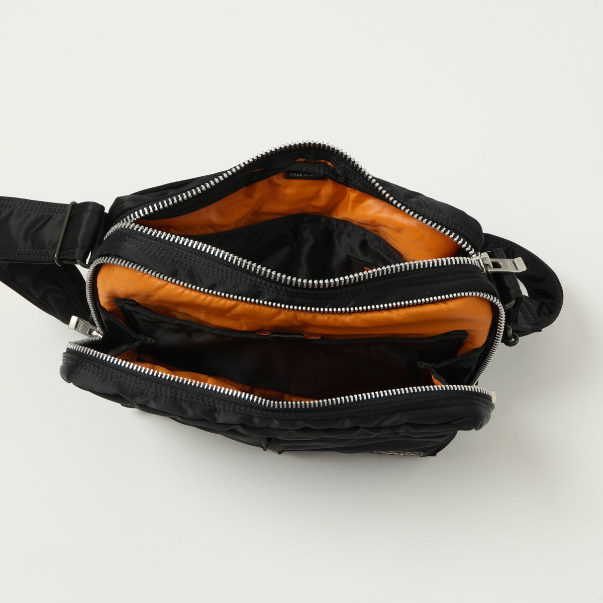 Porter-Yoshida & Co. Bio Tanker Zipped Sling Bag - Black