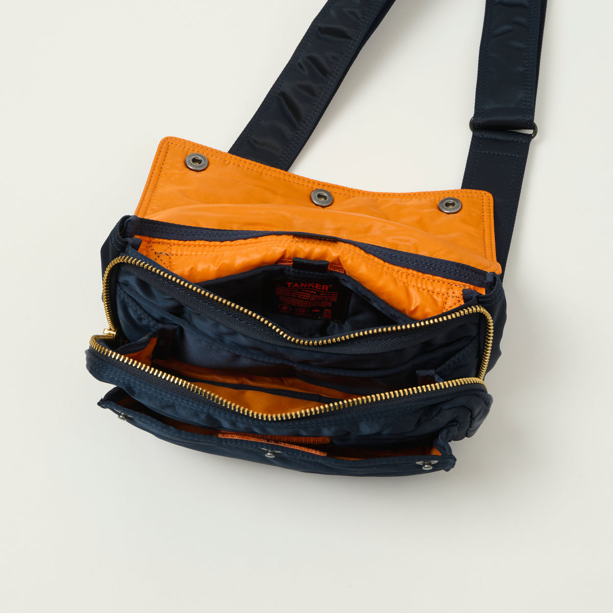 Porter-Yoshida & Co Bio Tanker Envelope Bag - Iron Blue