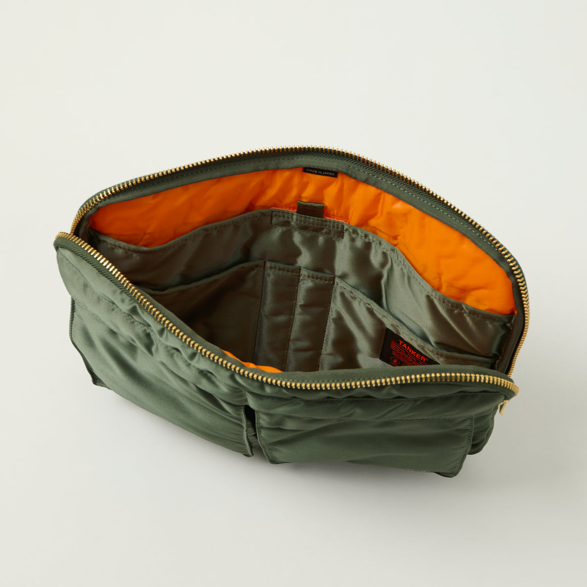 Porter-Yoshida & Co Bio Tanker Document Case - Sage Green