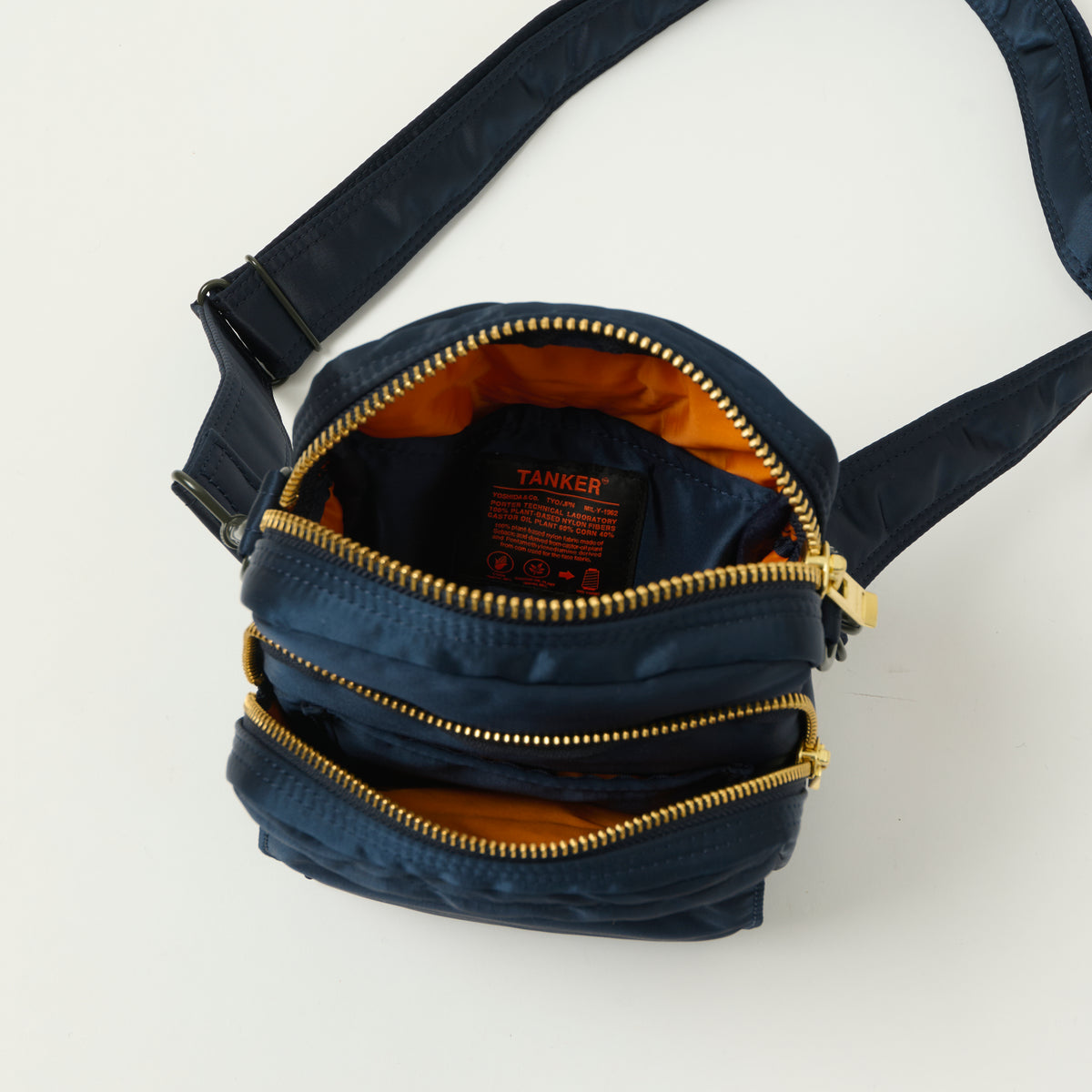 Porter-Yoshida & Co Bio Tanker Vertical Bag - Iron Blue