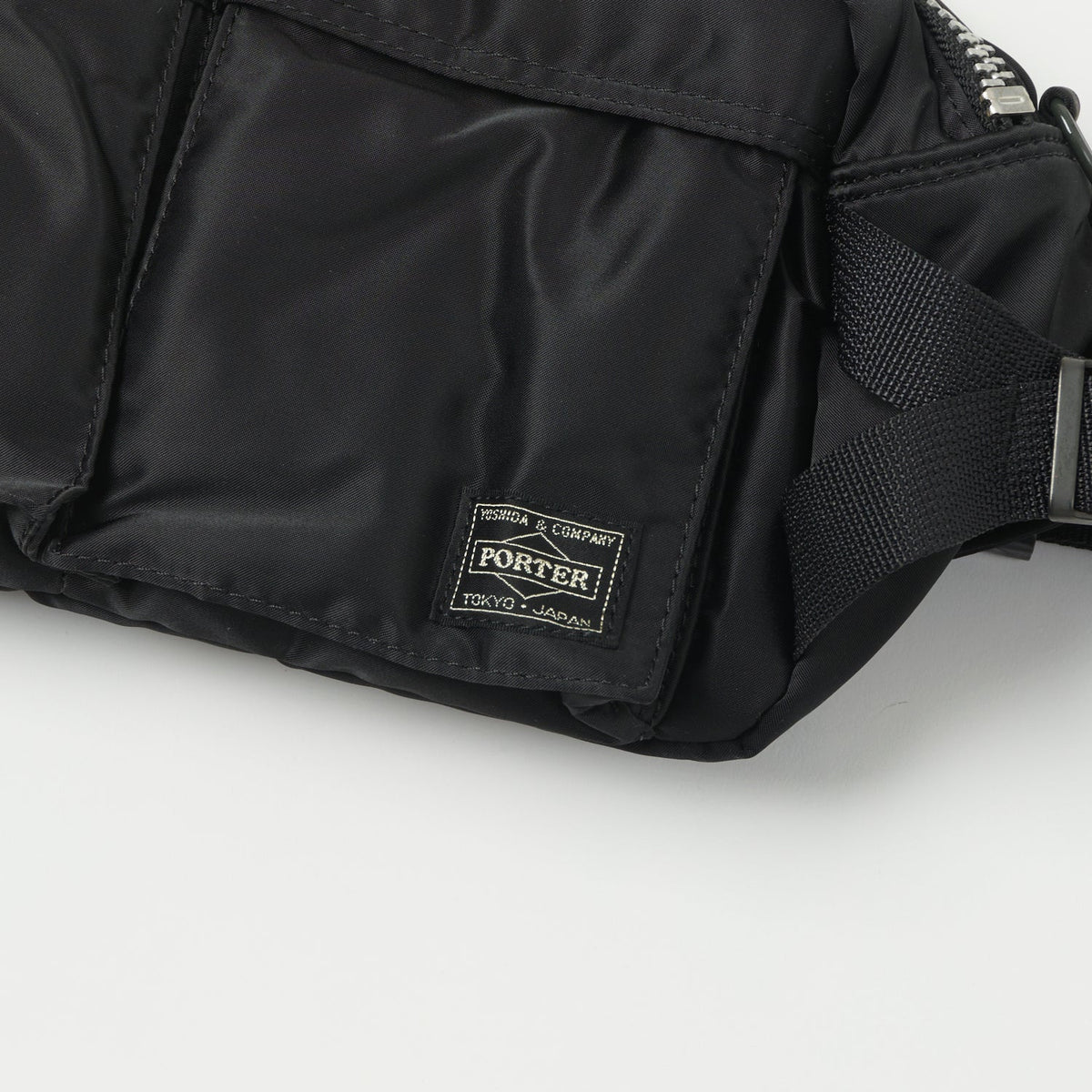 Porter-Yoshida & Co. Tanker Waist Bag - Black