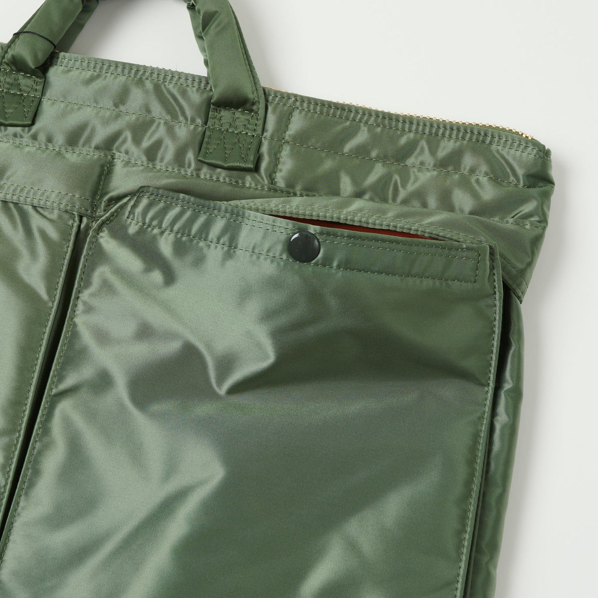 Porter-Yoshida & Co. Large Tanker Short Helmet Bag - Sage Green