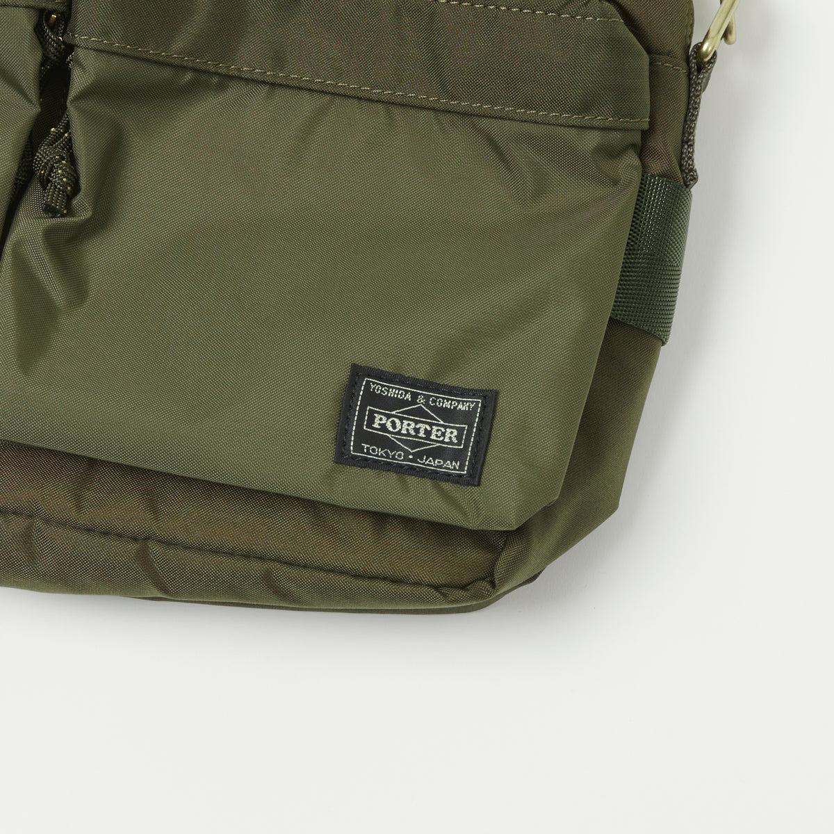 Porter-Yoshida & Co. Force Shoulder Bag (Small) - Olive Drab