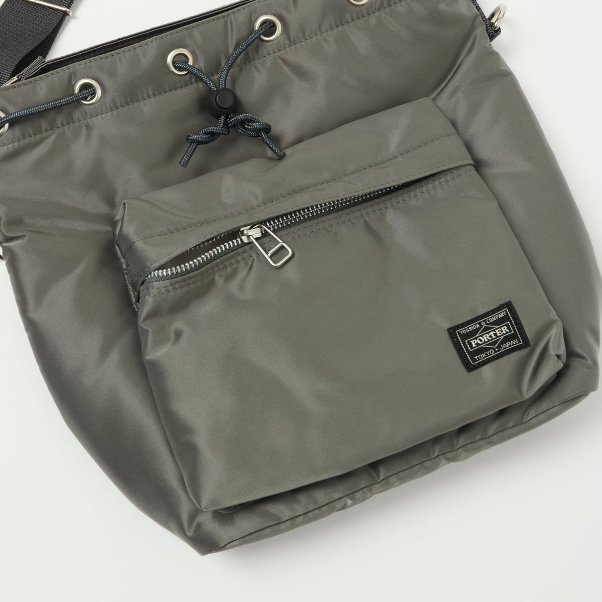 Porter-Yoshida & Co. Large Balloon Sac - Silver Grey