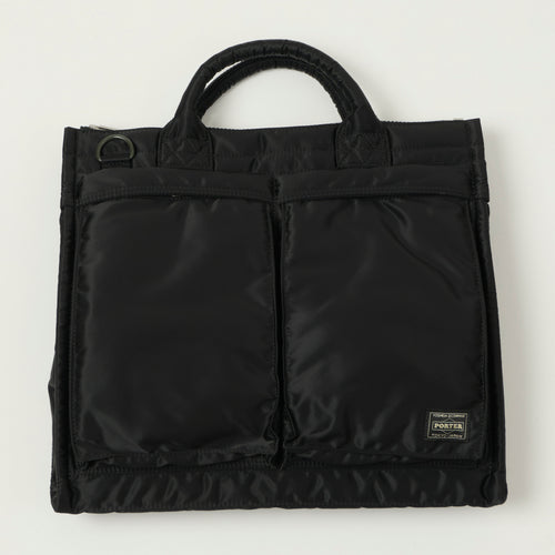 Porter-Yoshida & Co. Bio Tanker Large Square Tote Bag - Black