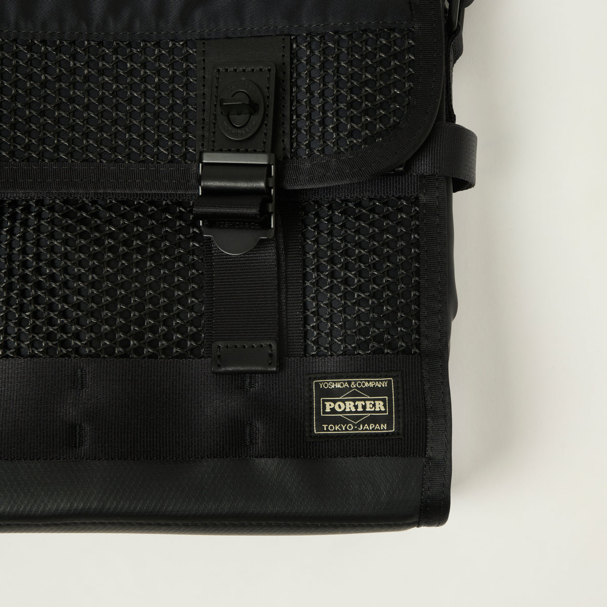 Porter Yoshida & Co Bounce Shoulder Bag - Black