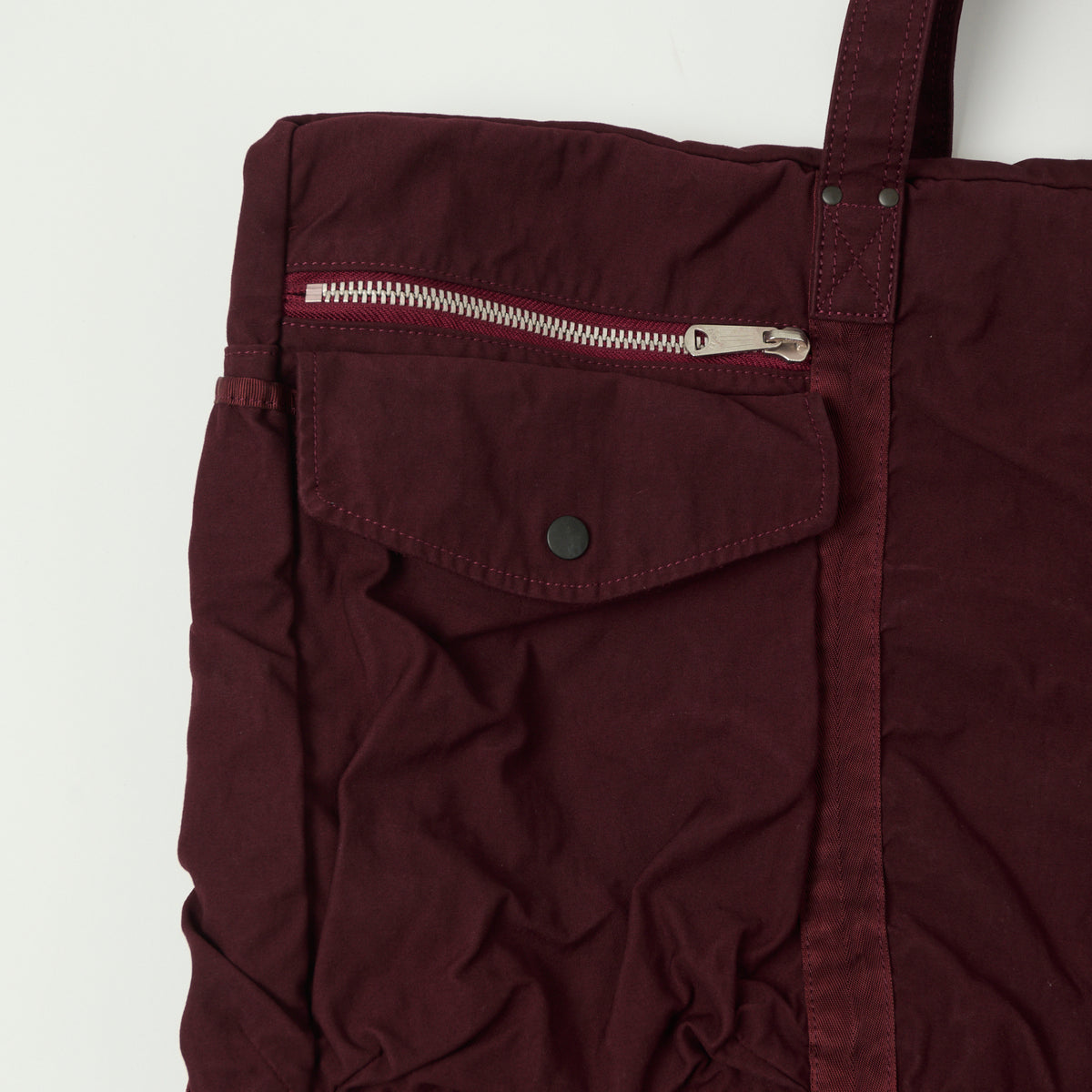 Porter-Yoshida & Co. Large Crag 2-Way Boston Bag  - Burgundy