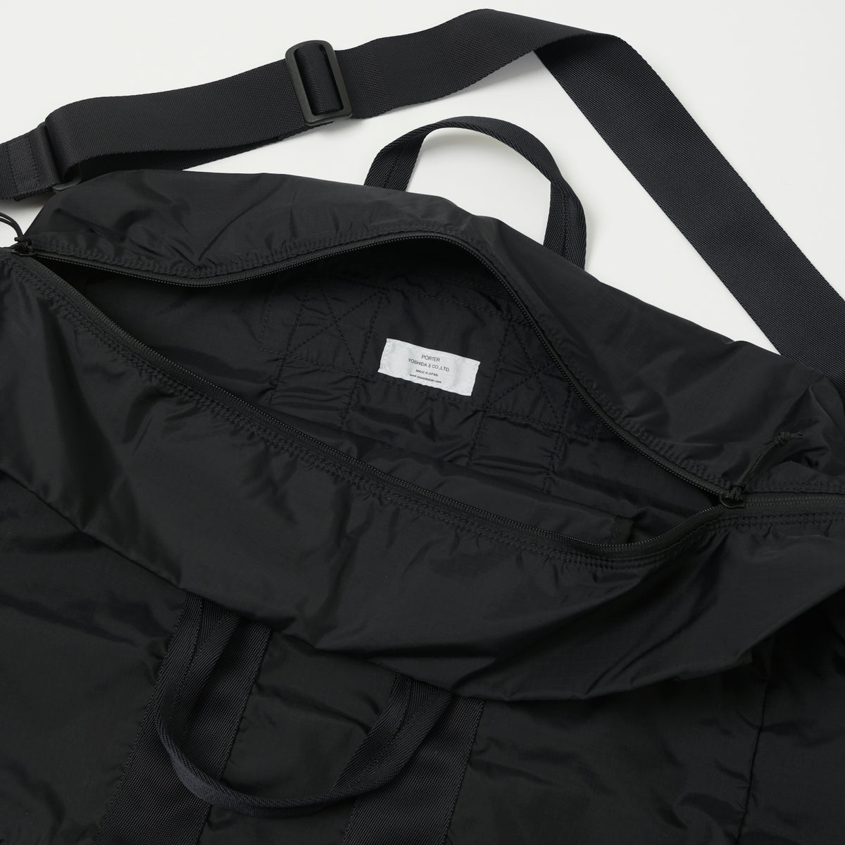Porter-Yoshida & Co. Flex 2-Way Duffle Bag - Black