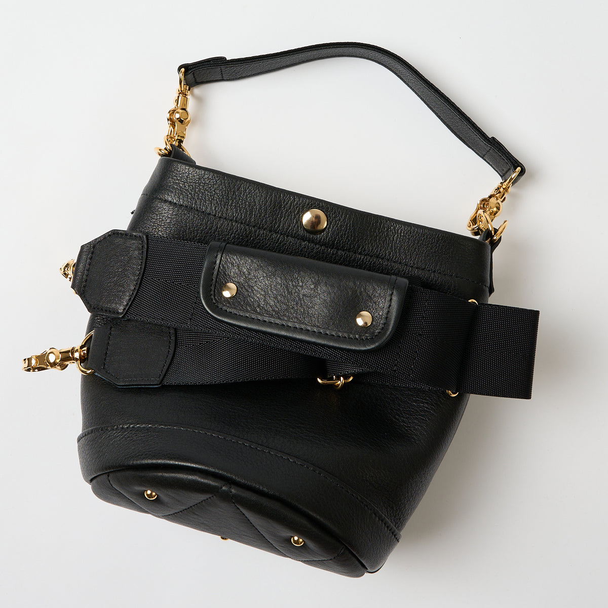 Porter-Yoshida & Co. Mini 2Way Shoulder Bag (W) - Black