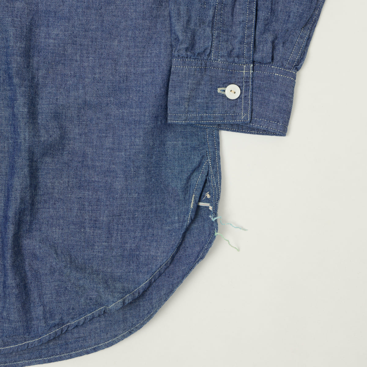 Post Overalls 'De Luxe' Classic Chambray Shirt - Indigo