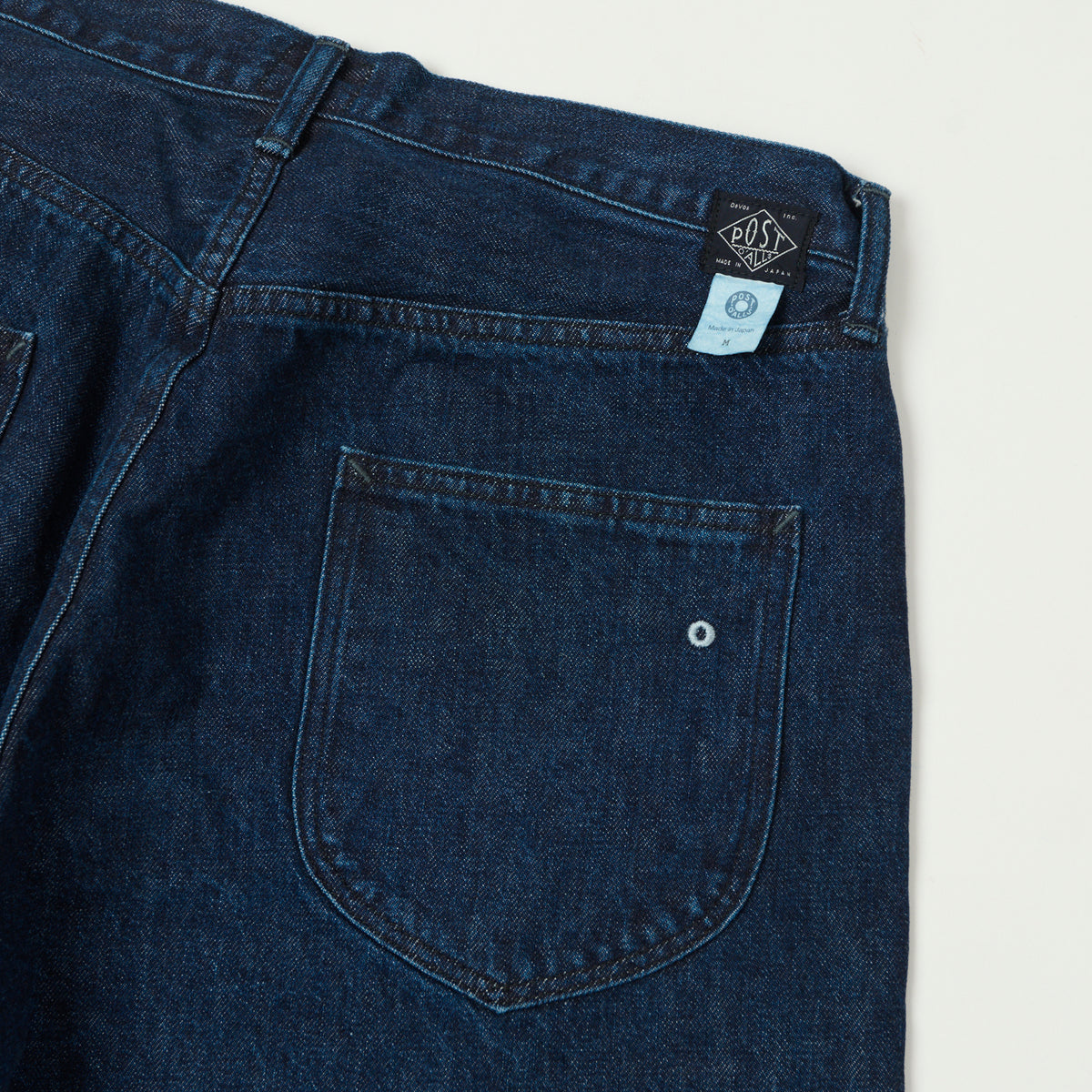 Post Overalls No.2 Five Pocket Denim Shorts - Deep Wash