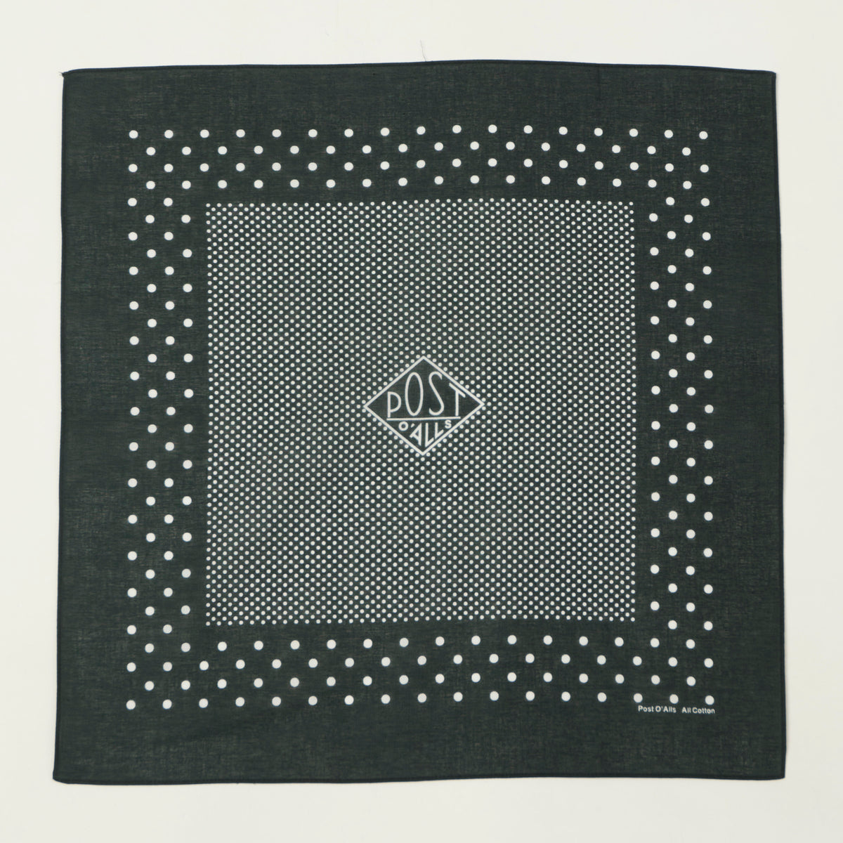Post Overalls Dots Bandana - Charcoal