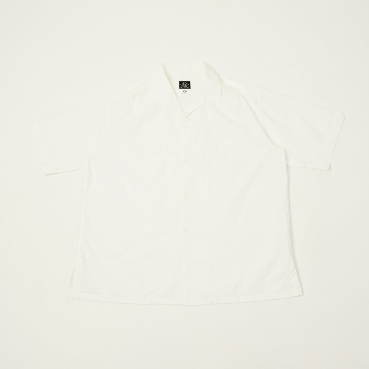 Post Overalls 'HBW' Fever Broadcloth S/S Shirt - White