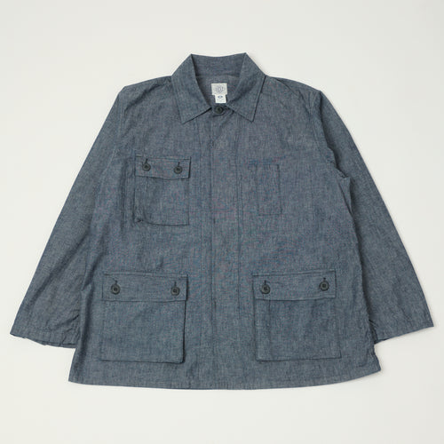 Post Overalls Chambray 'BDU' Field Jacket - Indigo