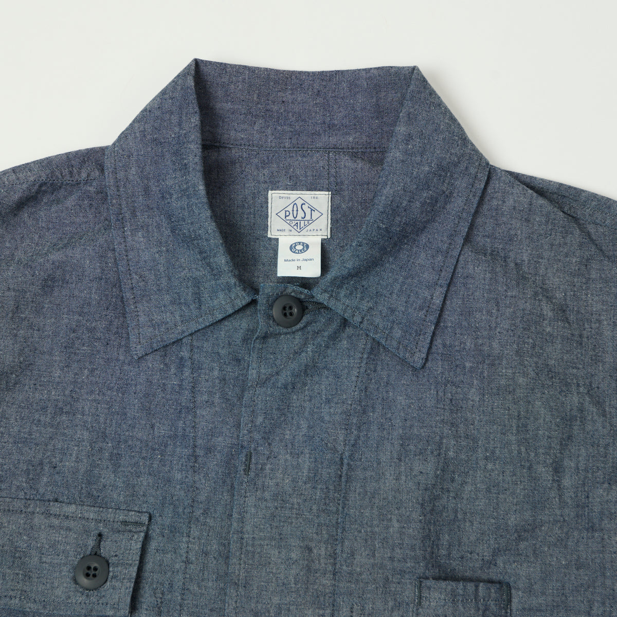 Post Overalls Chambray 'BDU' Field Jacket - Indigo