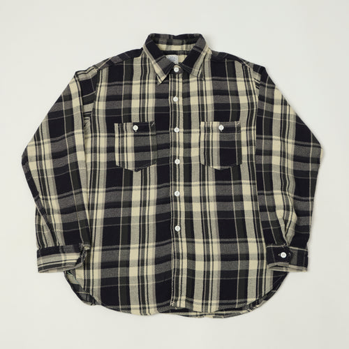 Post Overalls 'St Louis' Plaid Flannel Work Shirt - Grey