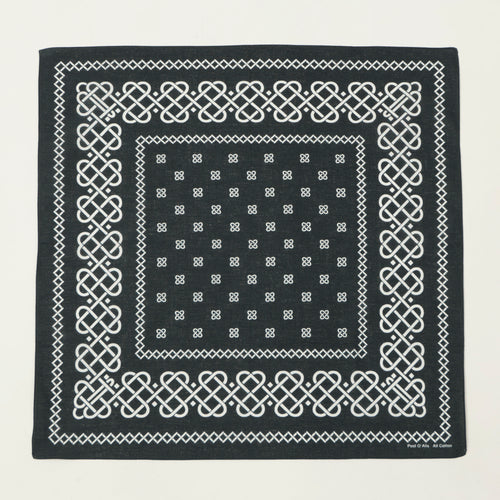 Post Overalls Rope Bandana - Charcoal