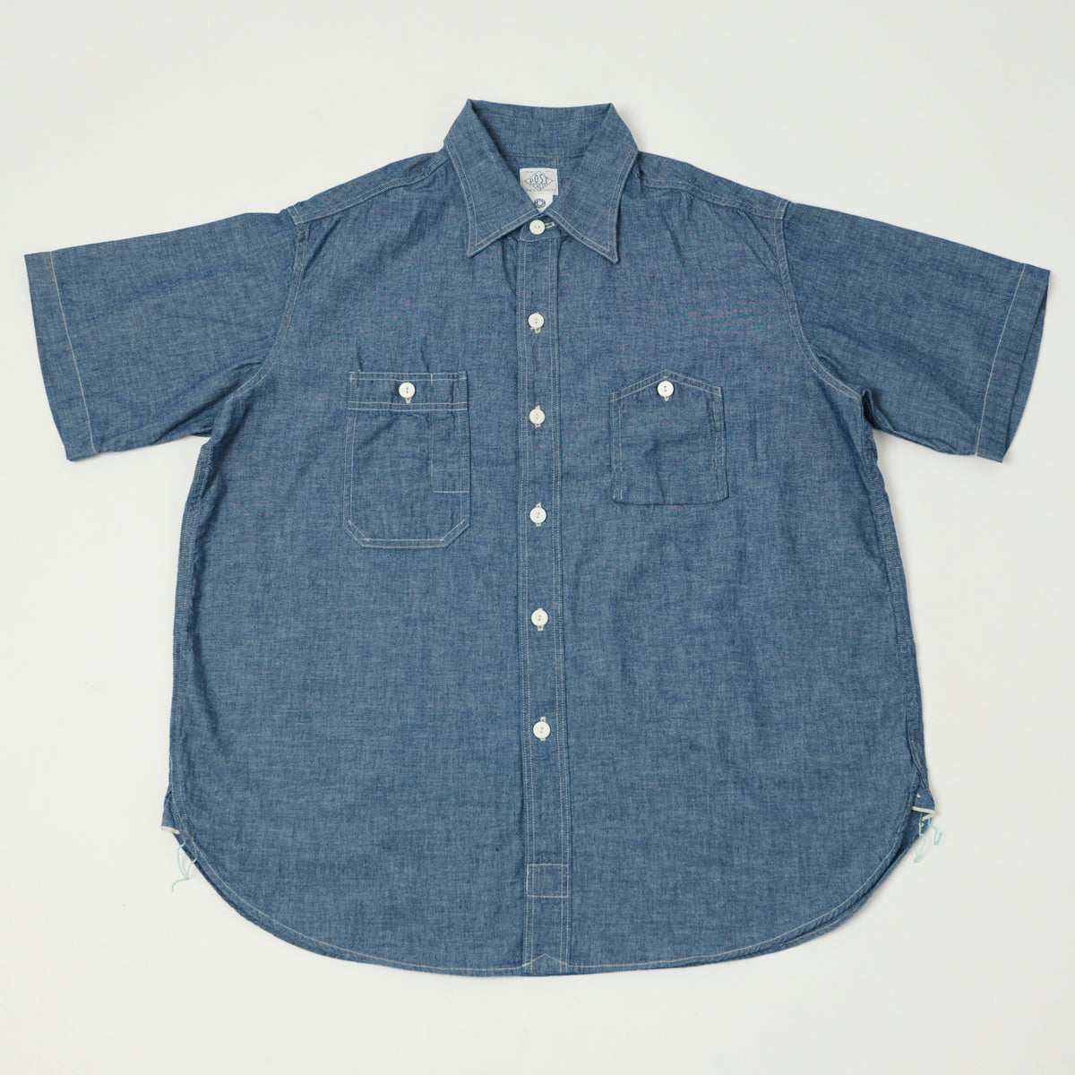 Post Overalls No.6 Chambray Work Shirt - Indigo