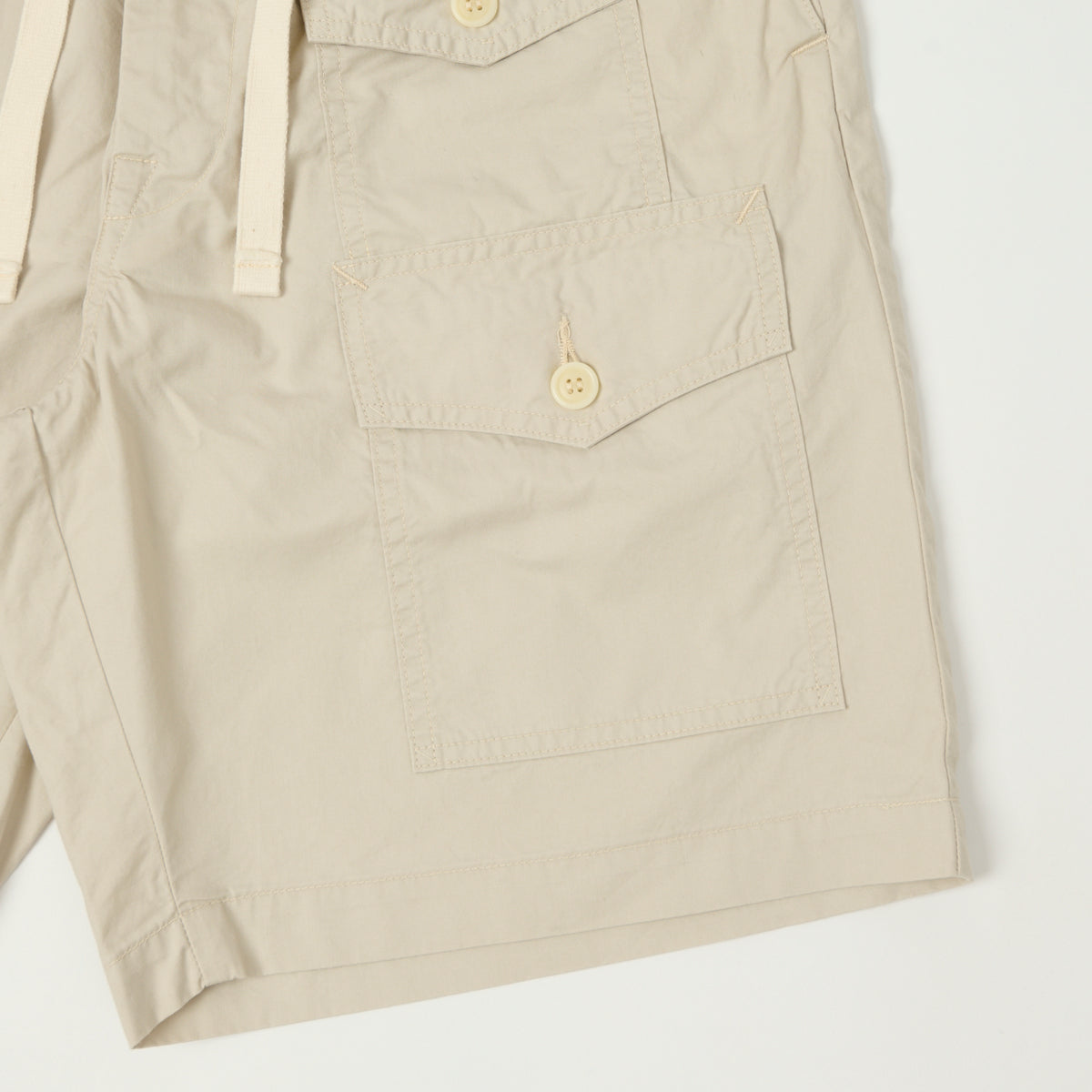 Post Overalls 'Town & Country' Poplin Shorts - Stone