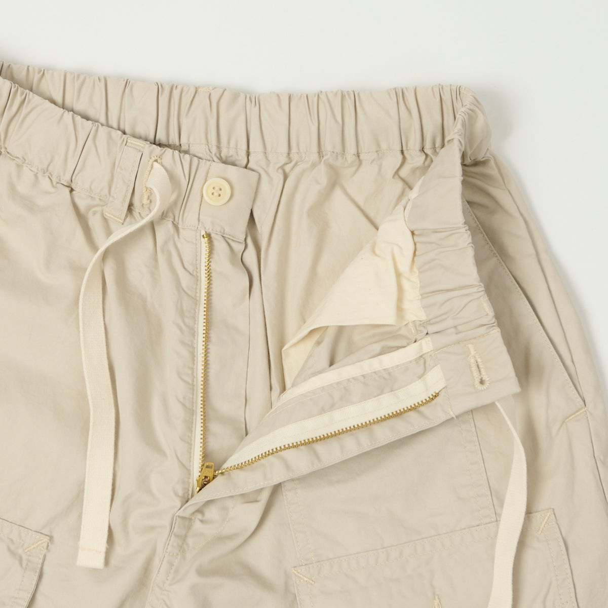 Post Overalls 'Town & Country' Poplin Shorts - Stone