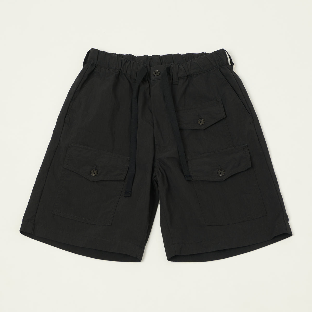 Post Overalls 'Town & Country' Twill Shorts - Black