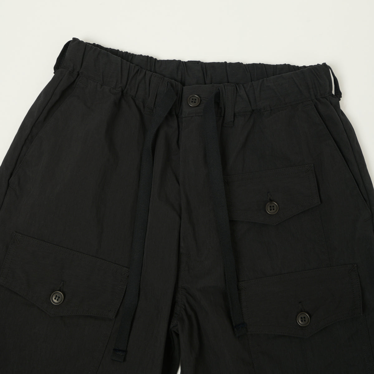 Post Overalls 'Town & Country' Twill Shorts - Black