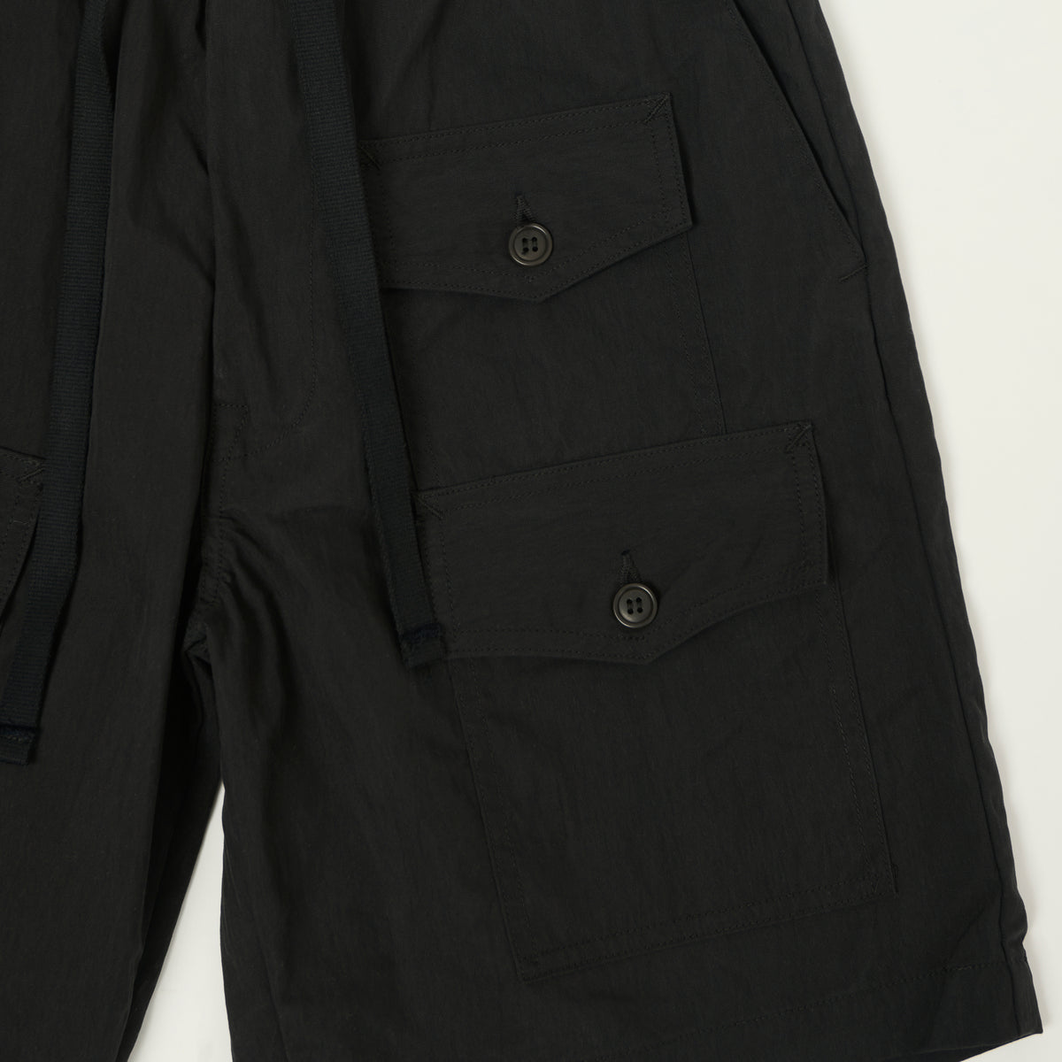Post Overalls 'Town & Country' Twill Shorts - Black