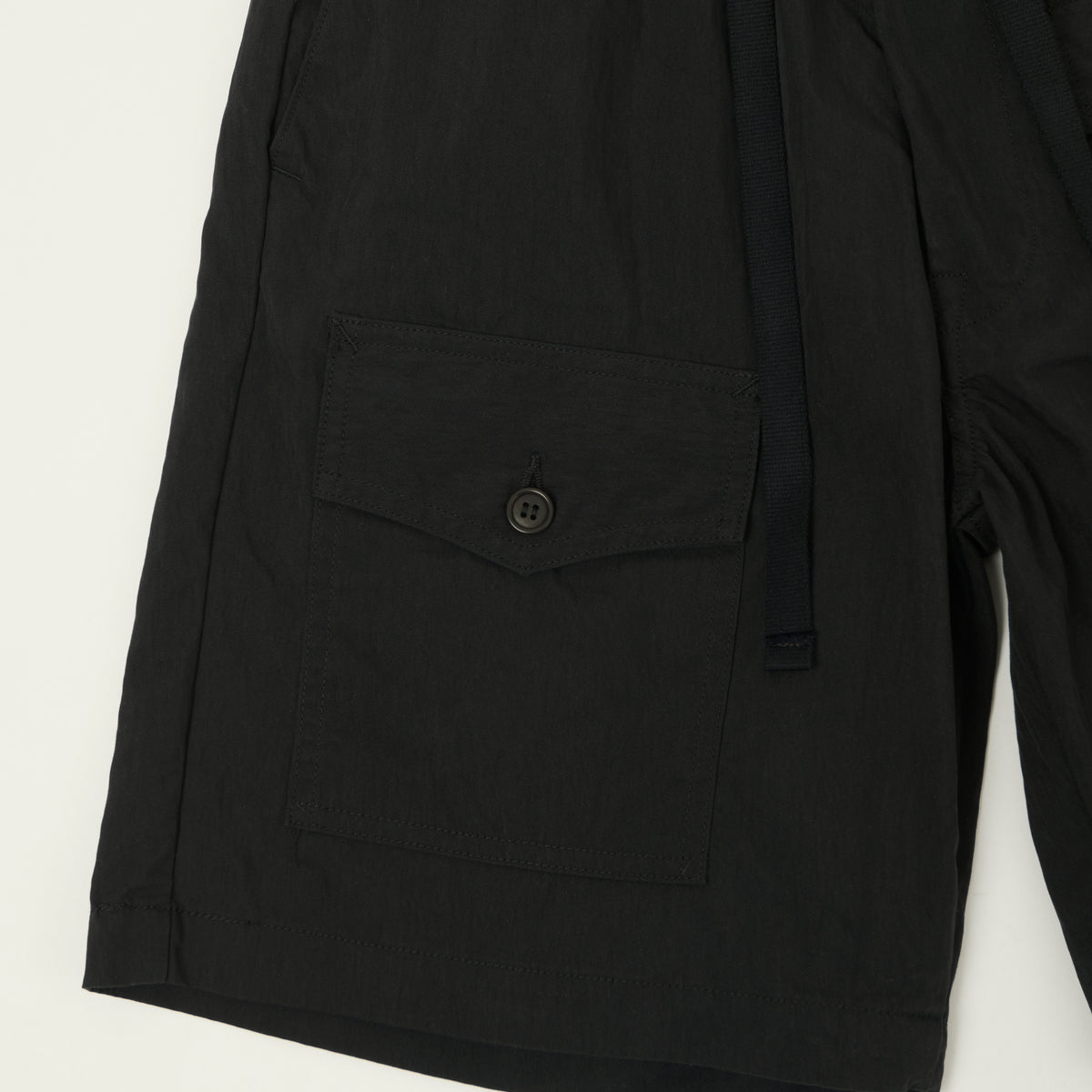 Post Overalls 'Town & Country' Twill Shorts - Black