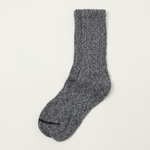 Red Wing Cotton Ragg Crew Sock - Black/Grey