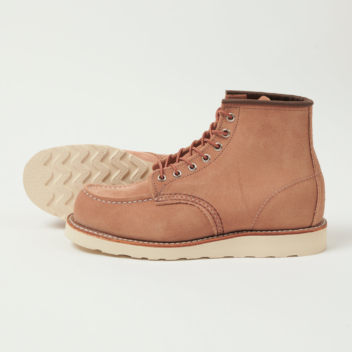 Red Wing 8208 Classic Moc Toe Boot - Rose Abilene